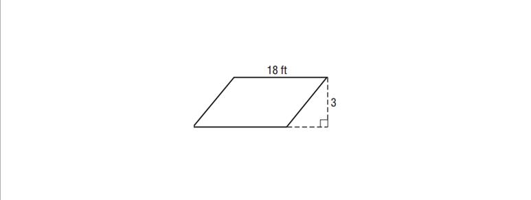Exam: Skill #75- Calculate The Area Of A Parallelogram and Trapezoid - Quiz